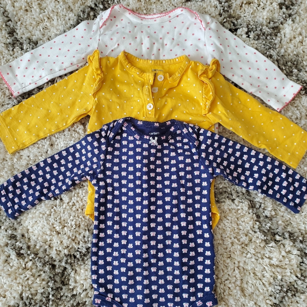 Carter's Three Stunning Onesies!